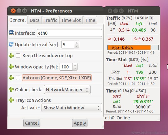 Мониторинг интернет трафика в Ubuntu